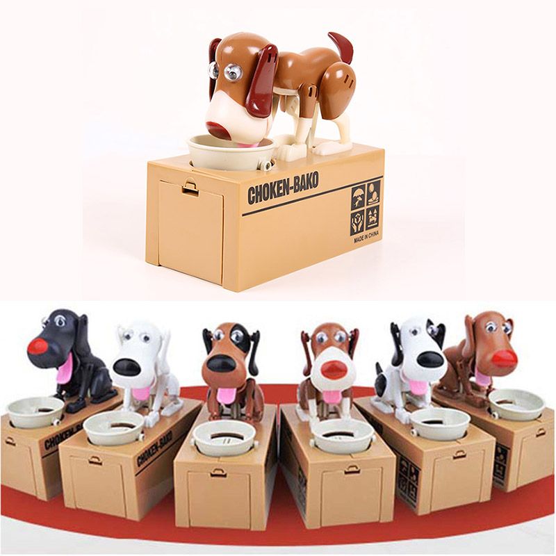 Robotic Dog Eating Money Box Robotic Dog Eating Money Box