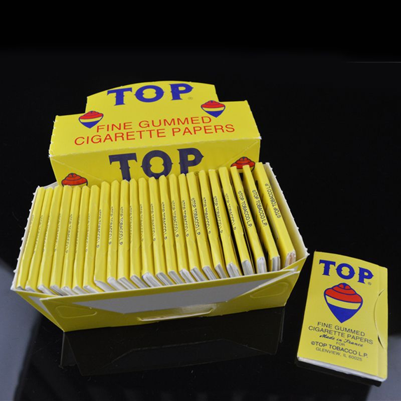 2017 Papers Top Fine Gummed Cigarette Rolling Smoking Papers Yellow