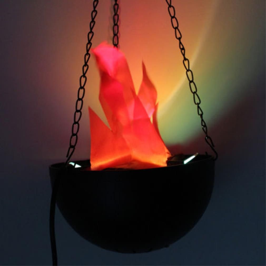 2017 wholesale led hanging fake flame lamp torch light fire pot ...