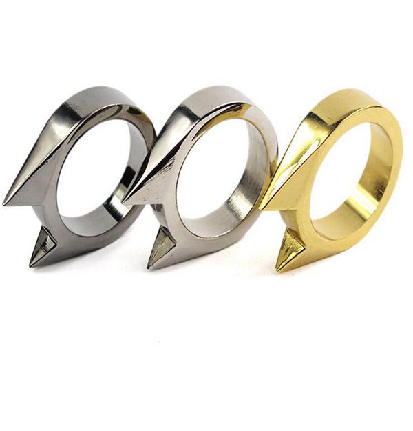 Iron Knuckles Dusters Multi Color Women Knuckle Self Defense Weapon