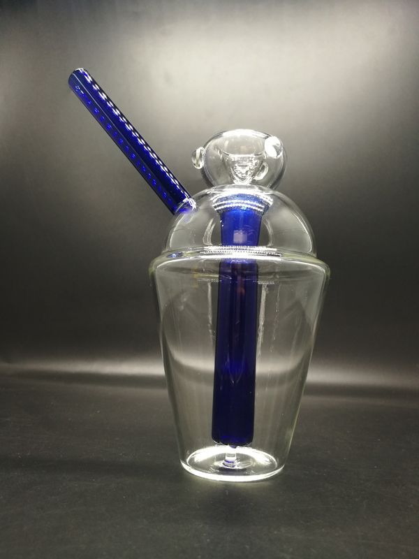 2017 Mini Glass Water Bongs With Cup Shape Bong 5 Inchs Tall 170g/Pic