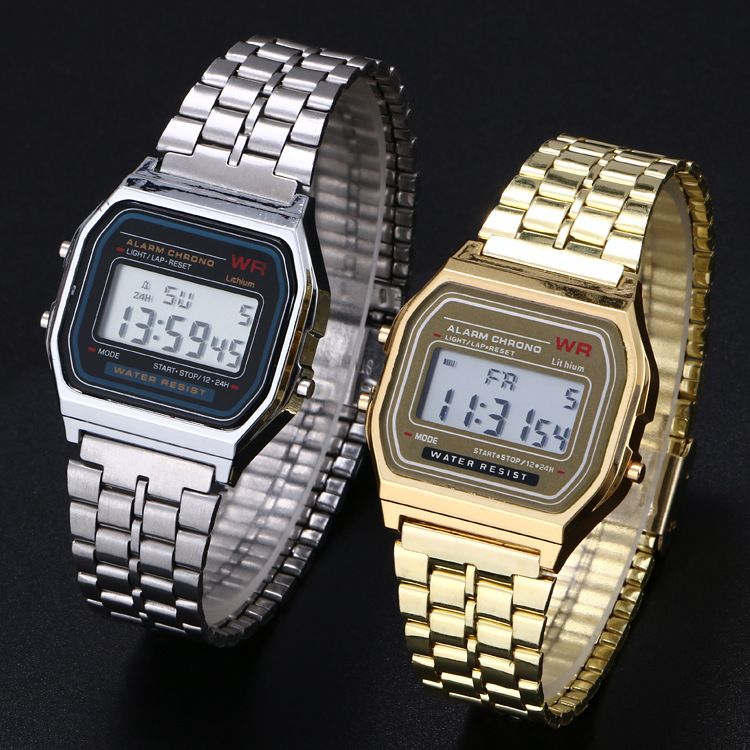 2016 Fashion Vintage Dress Watch For Mens Woman Electronic Digital
