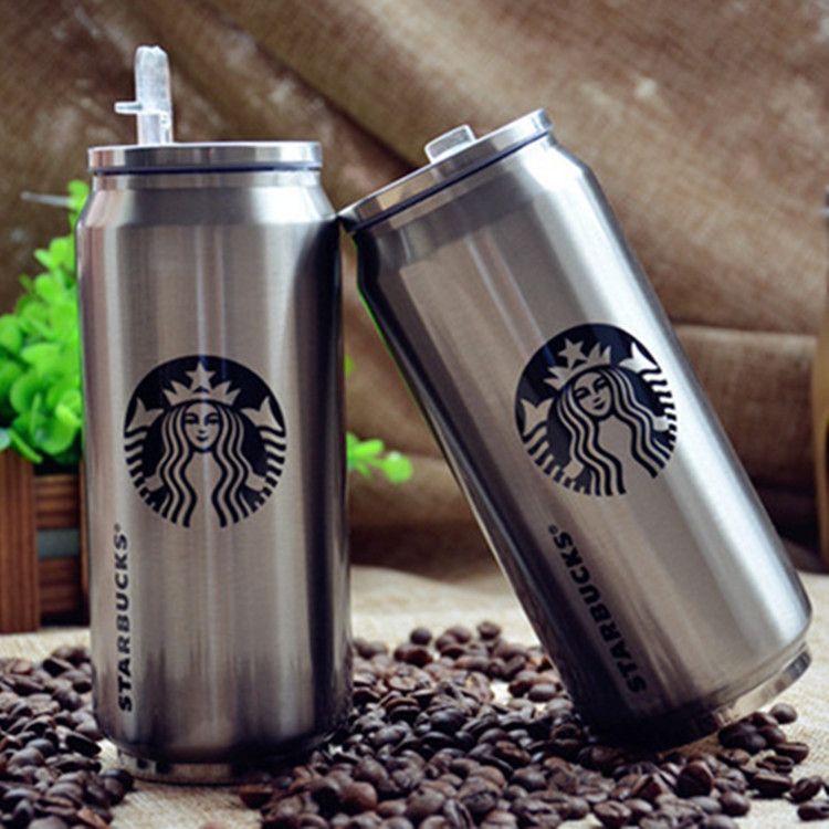 2016 New 500ml Starbuck Beverage Can Stainless Steel Starbucks Mugs