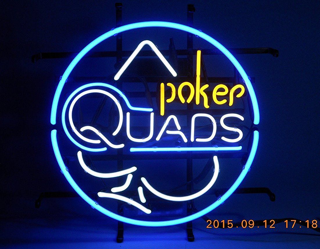 Neon poker signs cheap