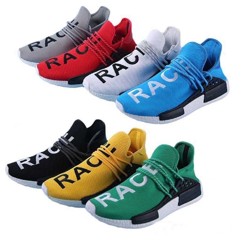  Human Race Black Running Shoes Men Women Casual Shoes Free shipping