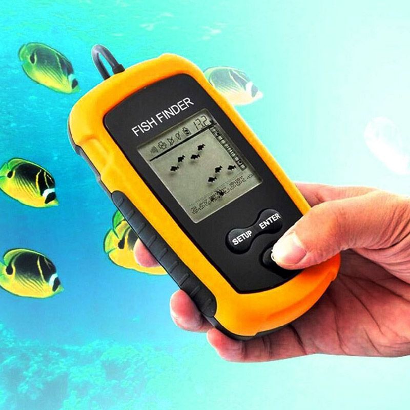 2017 Portable Fish Finder Sonar Wired Lcd Fish Sonar Sounder Depth