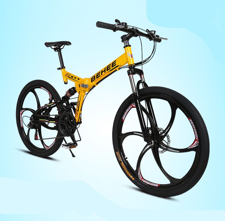 Wholesale / 26 Inch Fashion Folding Bicycle,Full Suspension 21 Speed