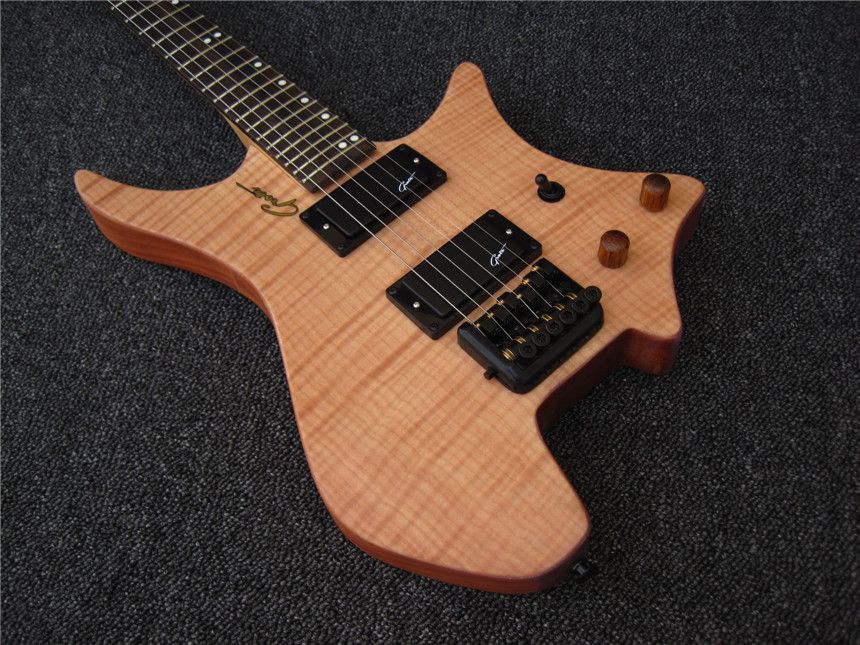 Custom Headless Strandberg Boden Tosinabasi Wood Knob Electric Guitars