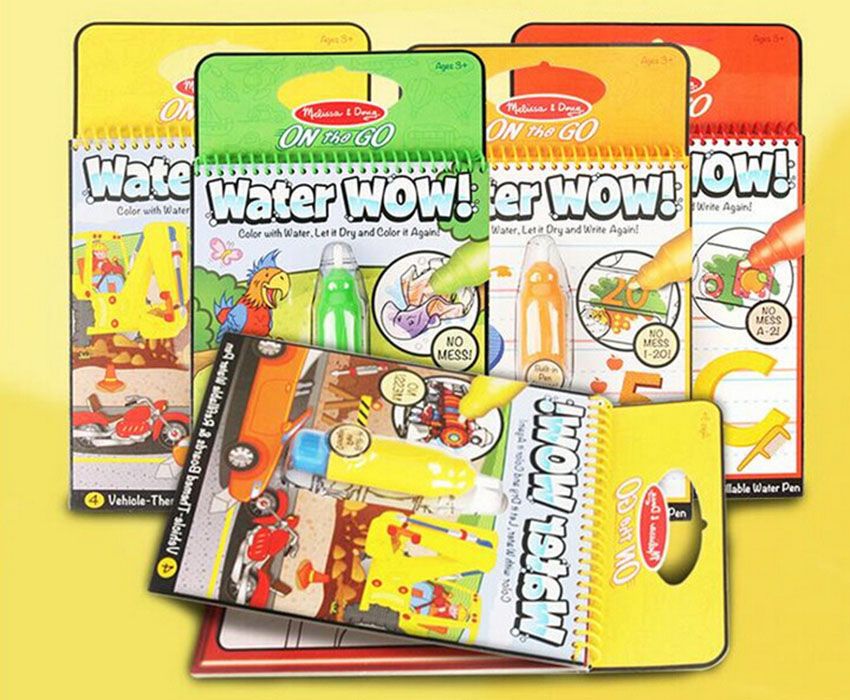 reusable water coloring book
