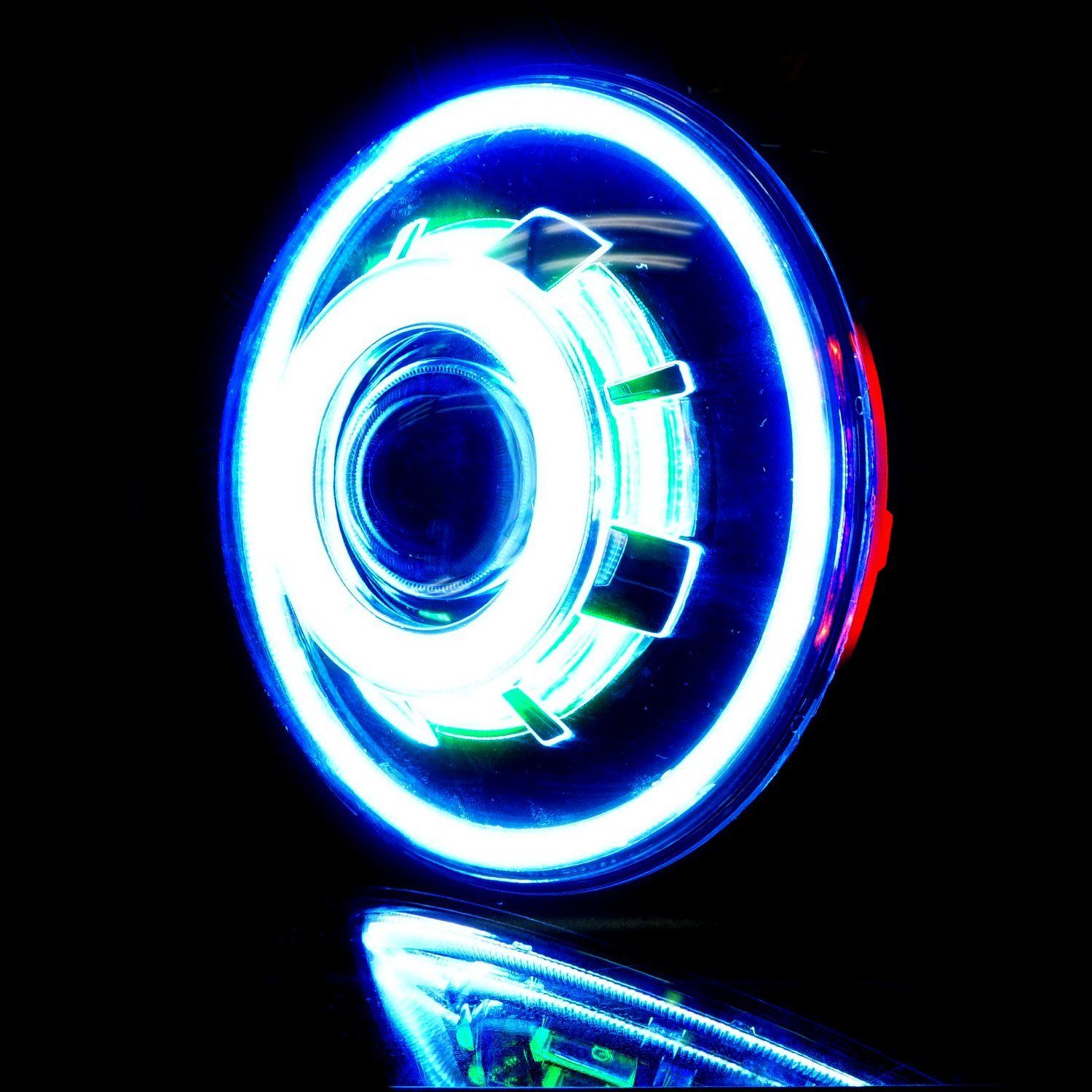 New 7 Motorcycle Hid Headlight Hid Bi Xenon Projector Headlamp Retrofit