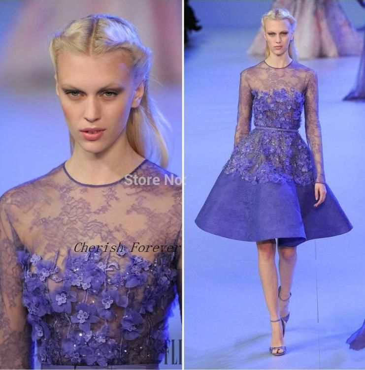 New Arrival Fashion Blue Colour Long Sleeves Satin Dresses Top Sheer