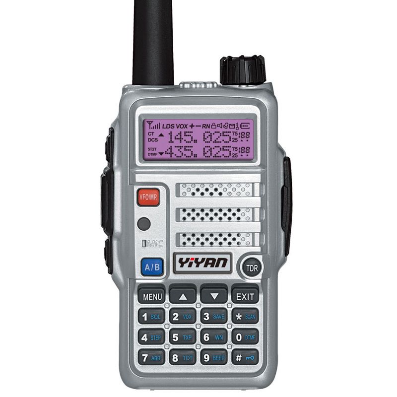 Yi Uv66 Dual Band Radio Scanner Walkie Talkie Vhf Uhf Handheld Two Way Radios Waterproof Ham