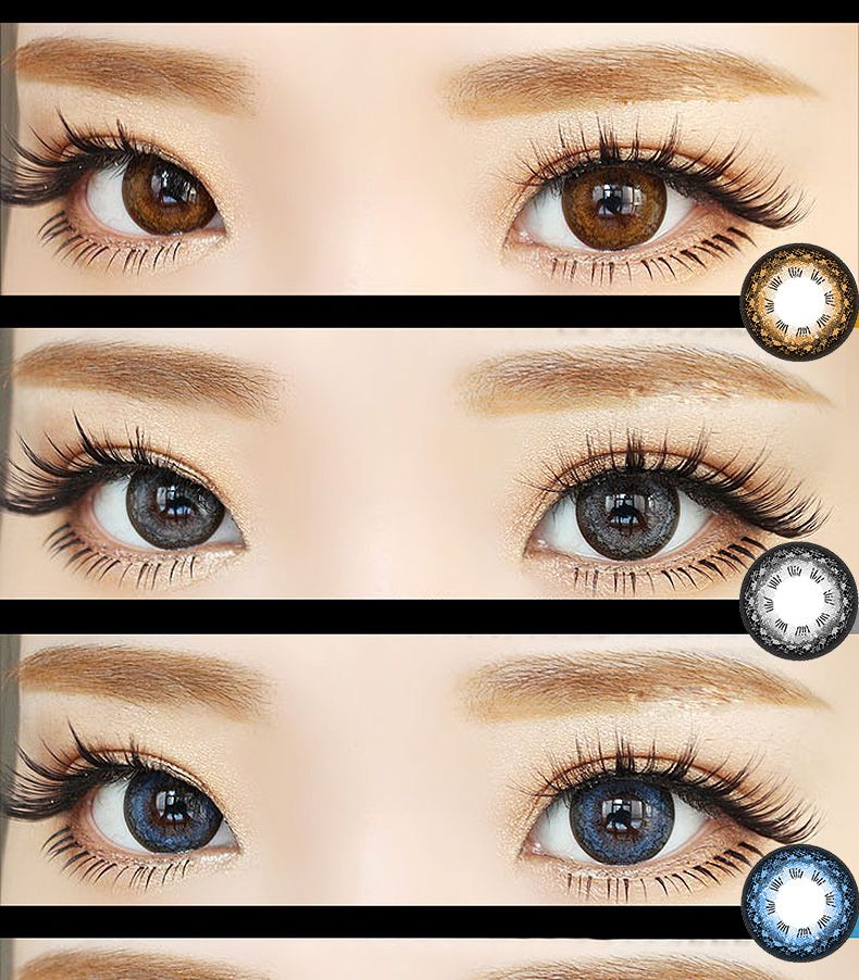 Colorful Cosmetic Contact Lenses Eye Color Yearly Use 14
