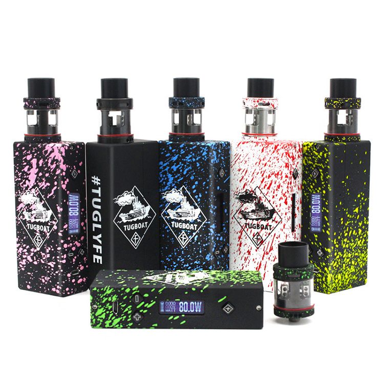 tugboat v2 zombie splatter tuglyfe tugboat v2 80w tc box mod starter tugboat v2 zombie splatter tuglyfe tugboat v2 80w tc box mod starter