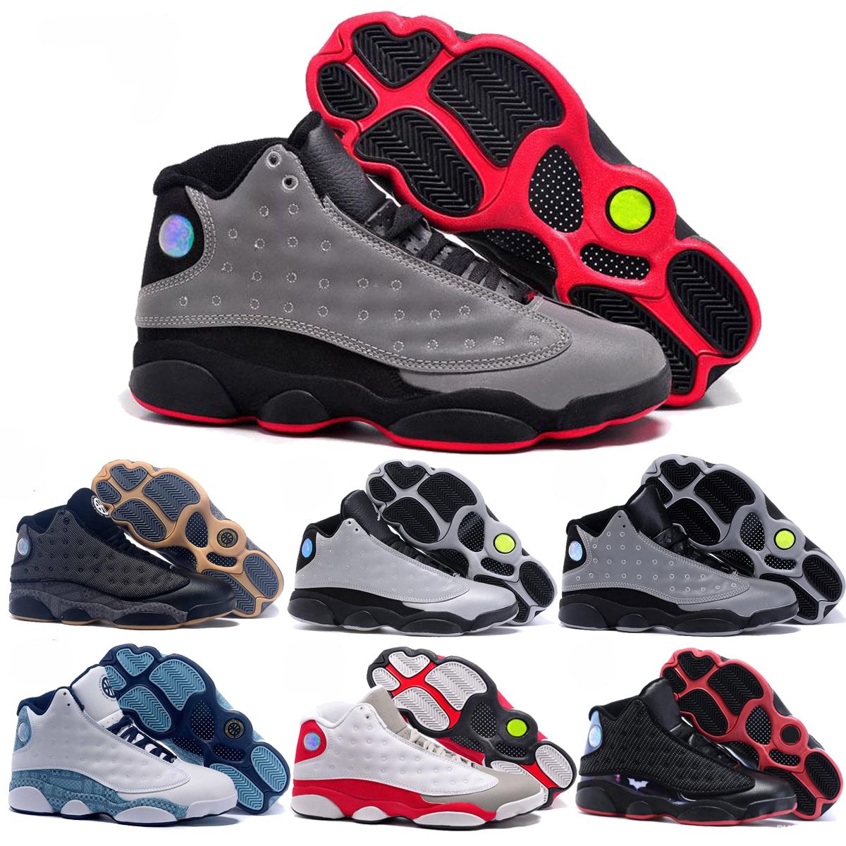 Wholesale Jordan 13 Retro Basketball Shoes Men S Outdoor Quality Sneakers Black China Jordans ...