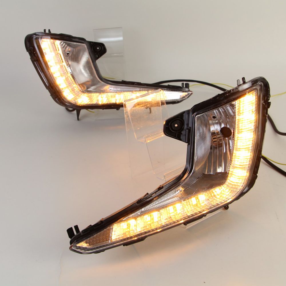 Car Drl Kit For Kia Rio K2 20112014 Led Daytime Running Light Bar Auto