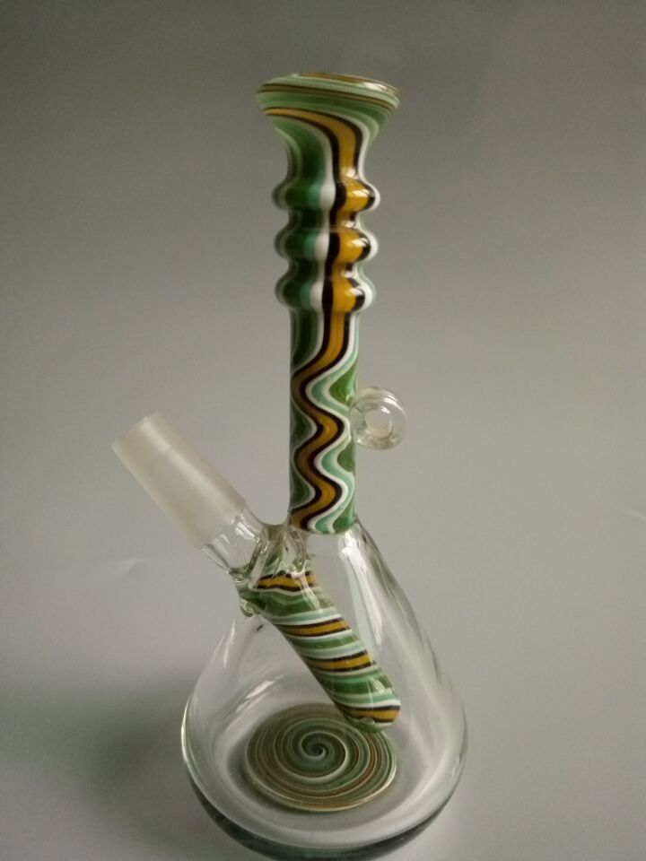Online Cheap Mini Rig Necklace Bongs Color Glass Bong Beaker Bottle