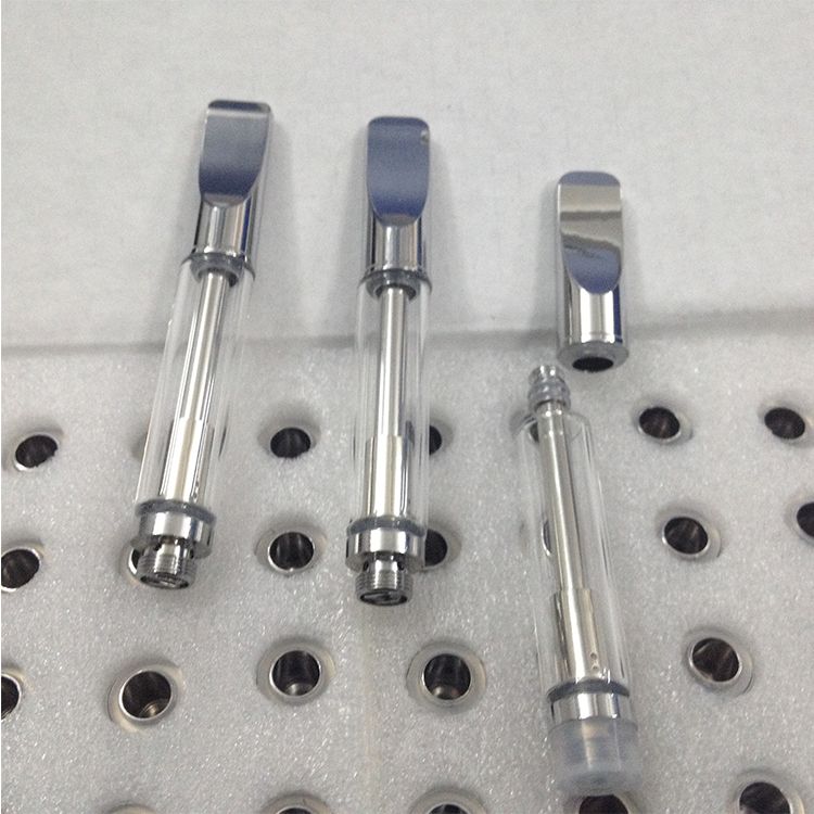 Metal Drip Tip Cbd Hemp Oil Vaporizer Atomizer Glass Pipe Thicker Oil