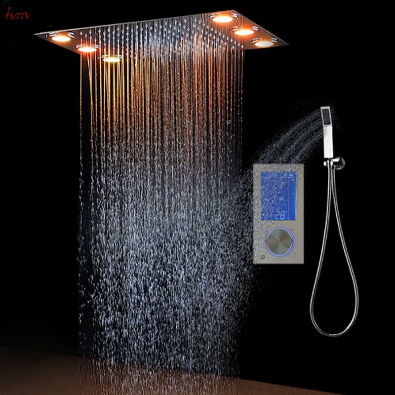 2017 Digital Thermostatic Led Shower Set Screen Touch Control Panel