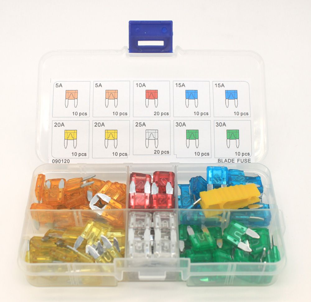 2017 Atm Fuses Mini Blade Type Fuse Kit Color Coded For Easy Amp From