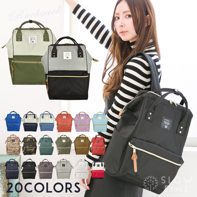 Japan Anello Original Backpack Women Backpacks School Bags Rucksack
