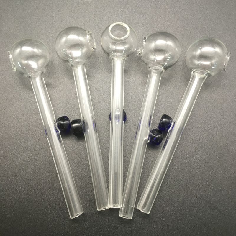 2017 Wholesale 10cm 15cm Oil Burner Glass Pipes Clear Glass Oil Burner Tubes Glass Pipe Oil Pipe
