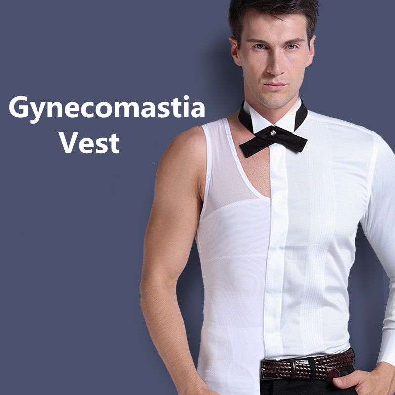 2017 Mens Vest Chest Binder Posture Corset Male Abdomen
