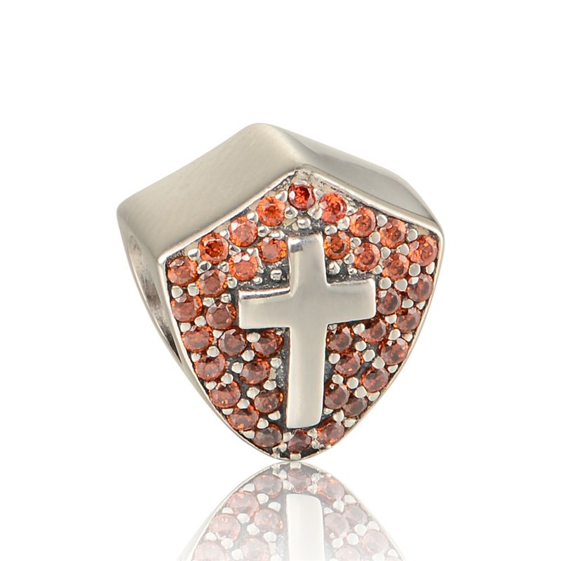2017 Religious Cross Charms S925 Sterling Silver Wholesale Fits For