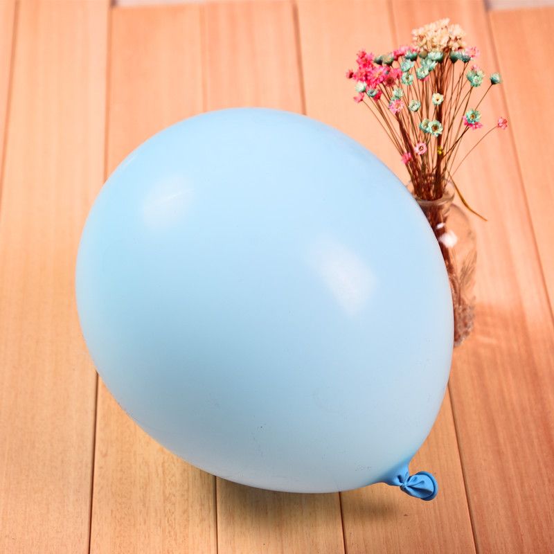 Fashion Water Blue 12inch 3.2g Balloons Standard Glossy Balloon Latex