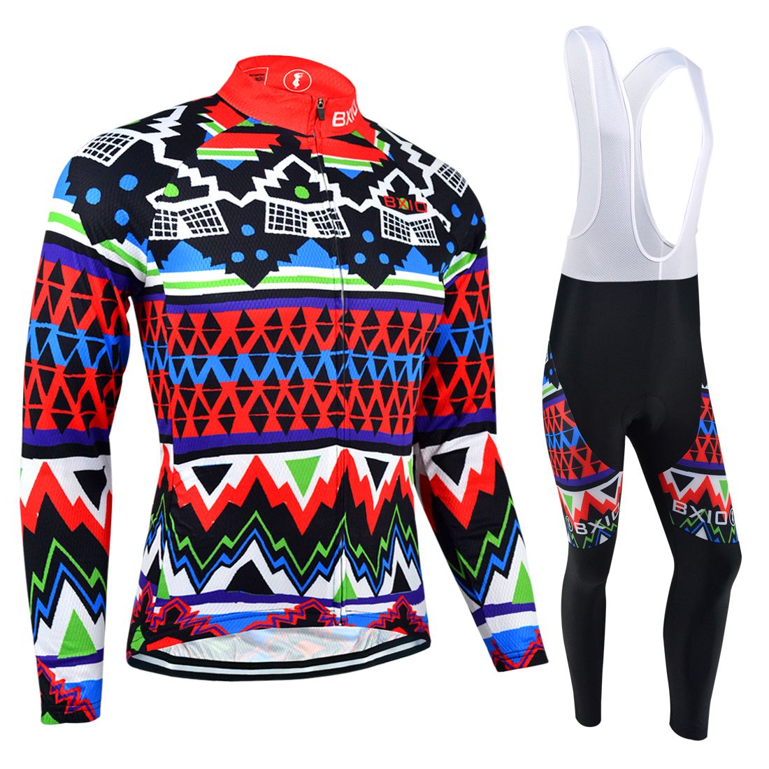 Bxio Cool Cycling Jerseys Winter Thermal Fleece And Autumn Long Mesh