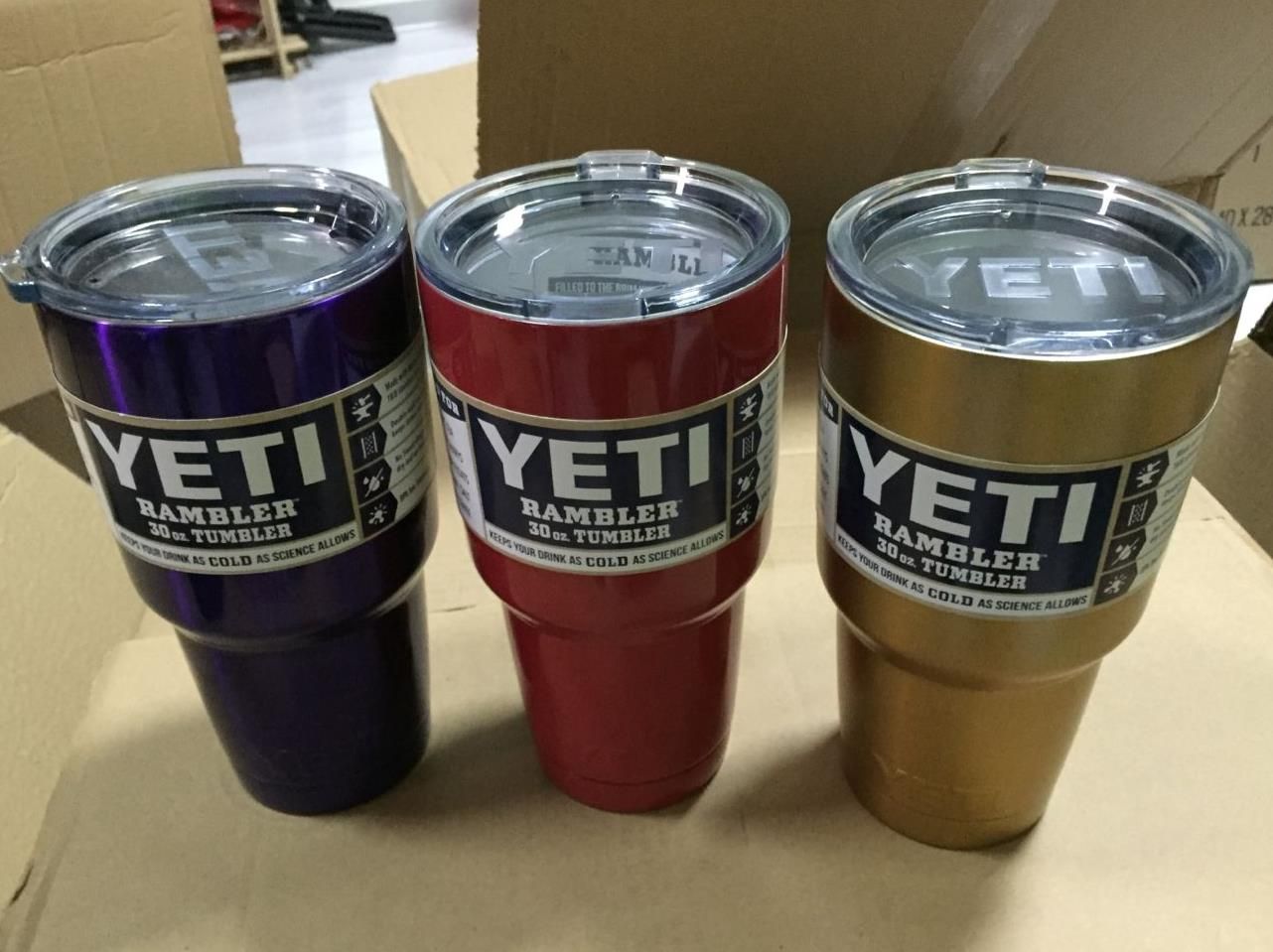 Yeti Tumbler Rambler Cups Yeti Coolers Cup Gold Color 30 Oz Yeti Sports