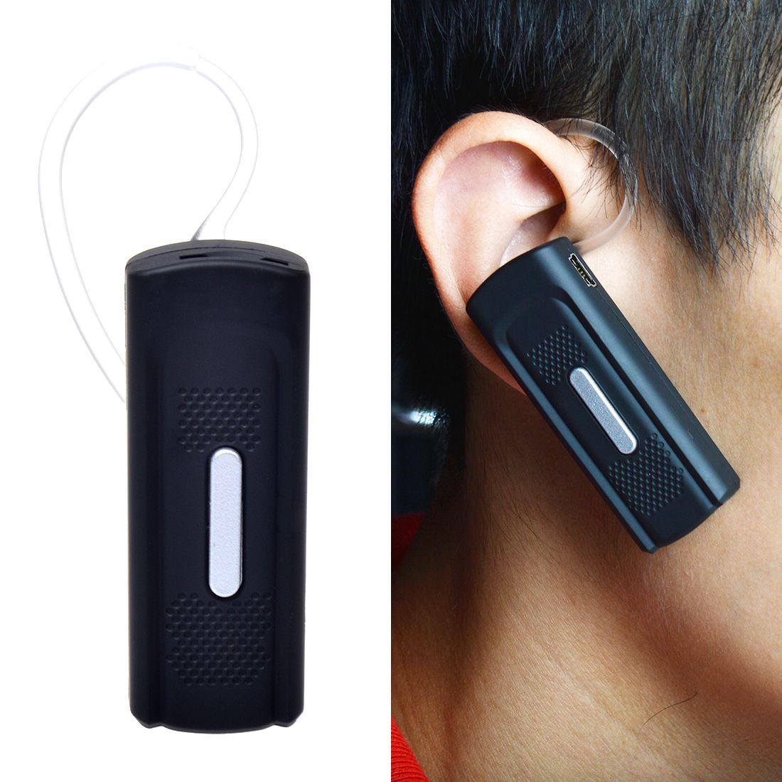 2018 Hd 720p Min Camera Bluetooth Headphone Earphone Spy Hidden Camera