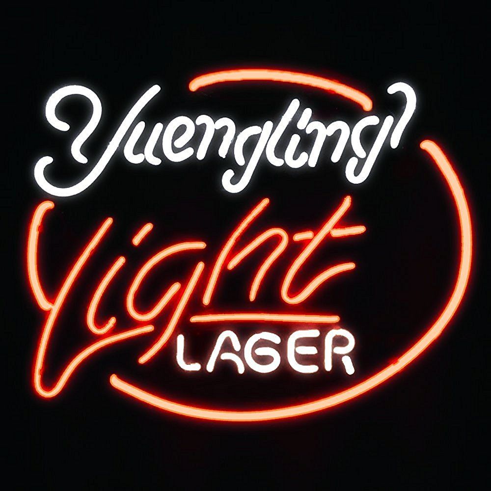 Brand New Yuengling Lager Eagle Real Glass Neon Sign Beer