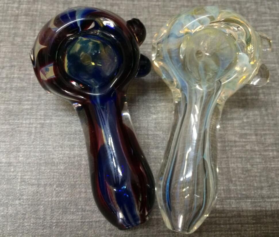 Best 2016 Glass Spoon Pipe Mini Glass Smoking Pipe 2.75 Inch For