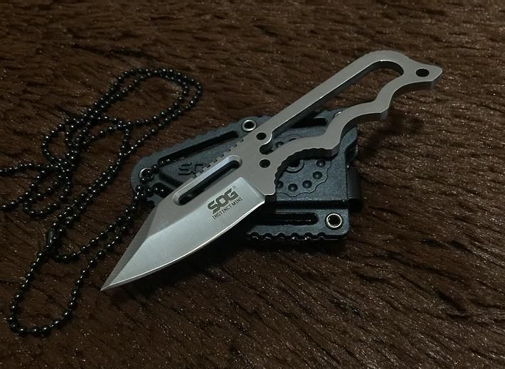 EDC Knife Mini Fixed Neck Knife 440C Blade Very Sharp Instinct Camping