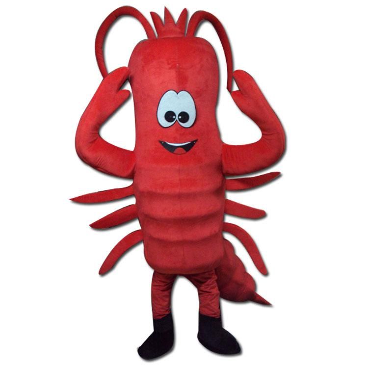 High Quality Adult Big Red Lobster Mascot Costume With Mini Fan Inside