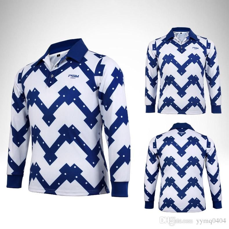 2017 Authentic Newest Pgm Korean Golf Men Shirts Spring Long Sleeved