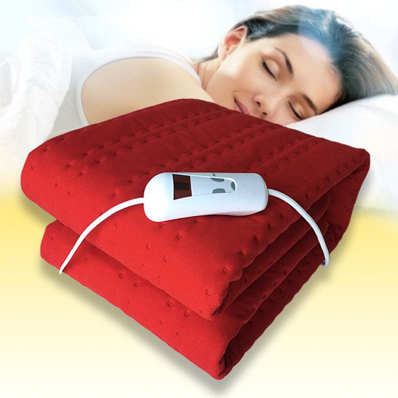 Super Comfy Luxury Electric Blanket Under Heated Washable Single Double