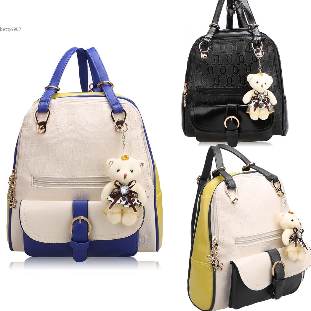 Designer Backpacks 2016 New Fashion School Bag Patchwork Travel