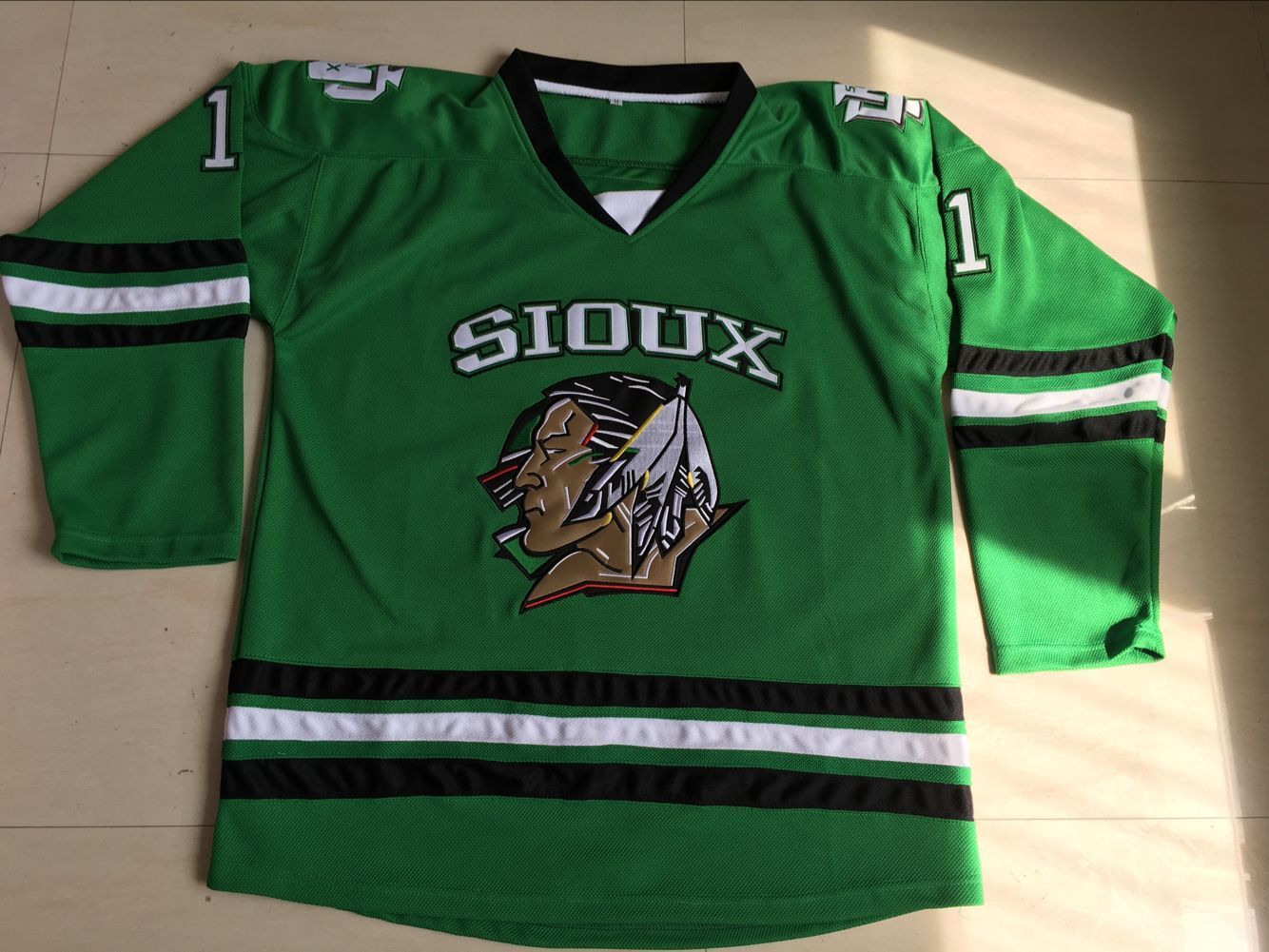 2017 Youth Kids North Dakota Hockey Jerseys Blank 7 Tj Oshie 9 Jonathan