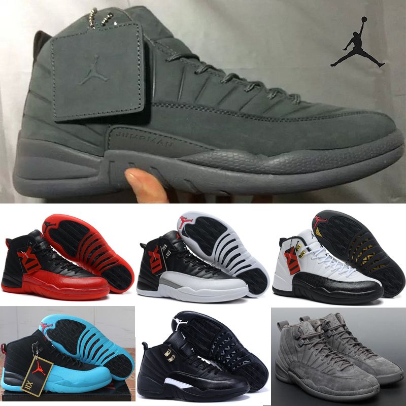 2016 Nike Air Jordan 12 Retro Basketball Shoes Men 2016 Psny High Cut Sneakers Good Quality ...