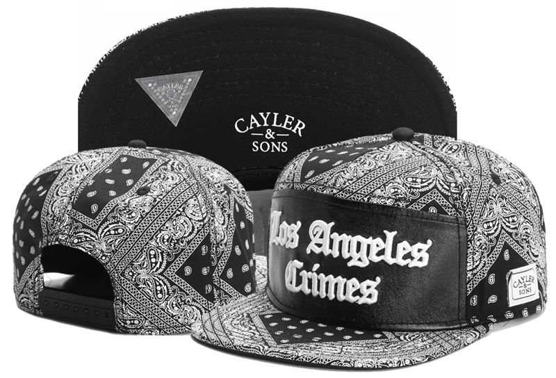Los Angeles Crimes Brand Cayler & Sons Snapbacks Hats Cool Design