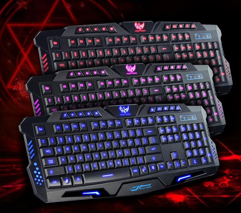 Backlight Game Keyboard City Fangyuan Hk M200 Three Color Backlit