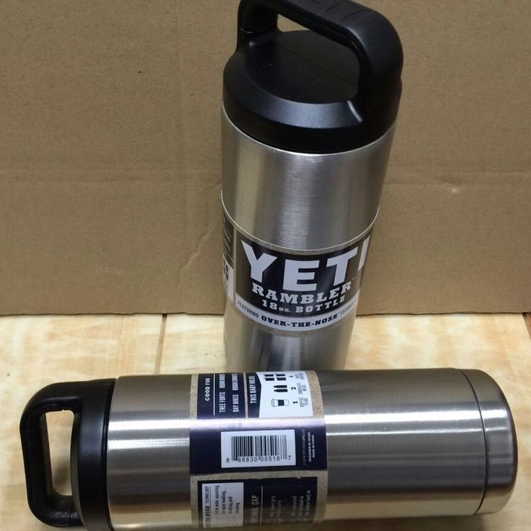 Yeti 18 Oz Cups Cooler YETI Rambler Tumbler Travel Vehicle Beer Mug Double Wall Bilayer Vacuum