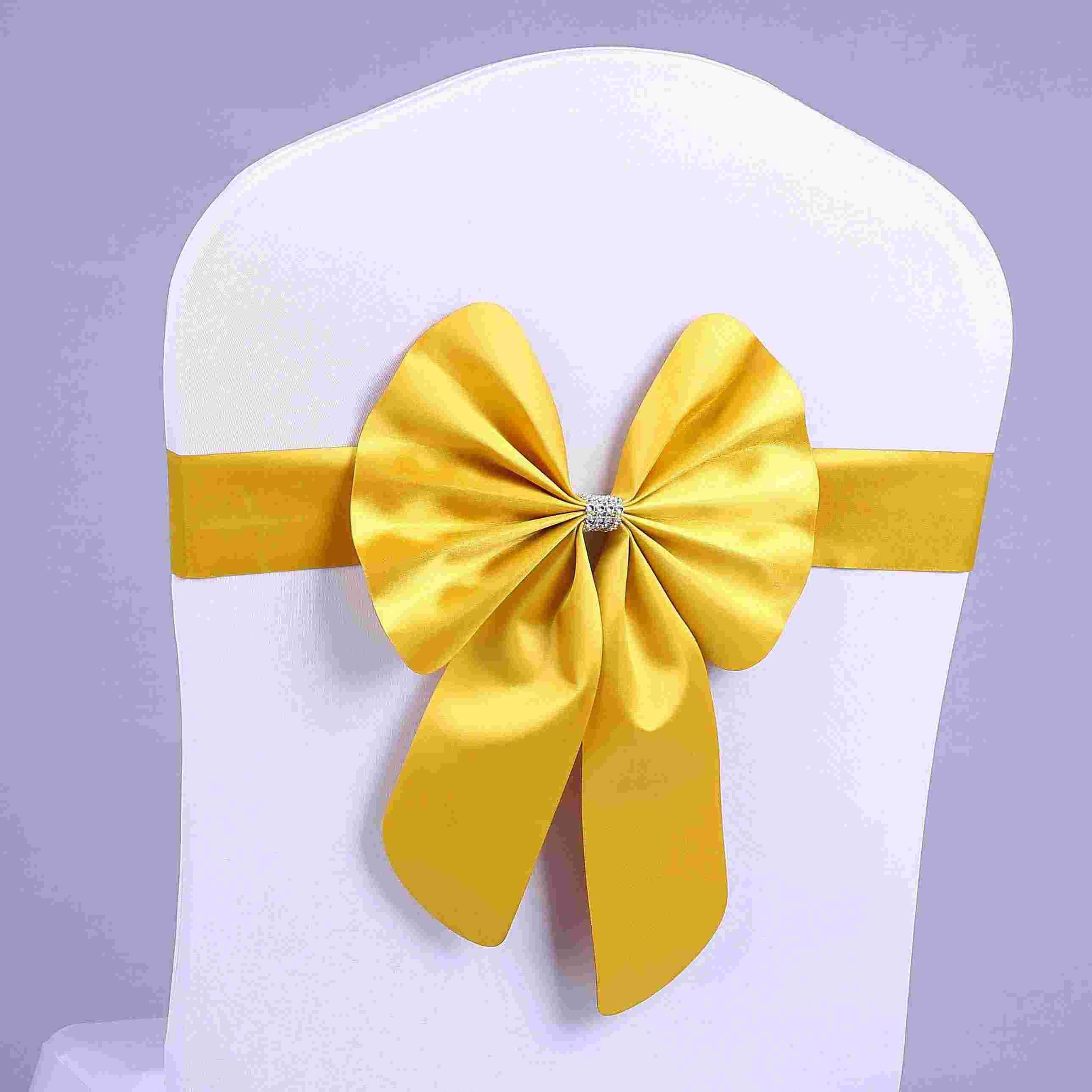 Chair Cover Bows stretch bowknots chair sashes for wedding chairs back decorations Chair Cover Bows stretch bowknots chair sashes for wedding chairs back decorations