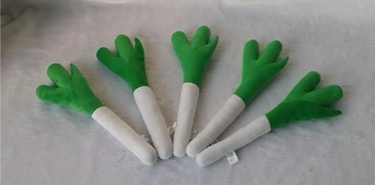 green onion plush