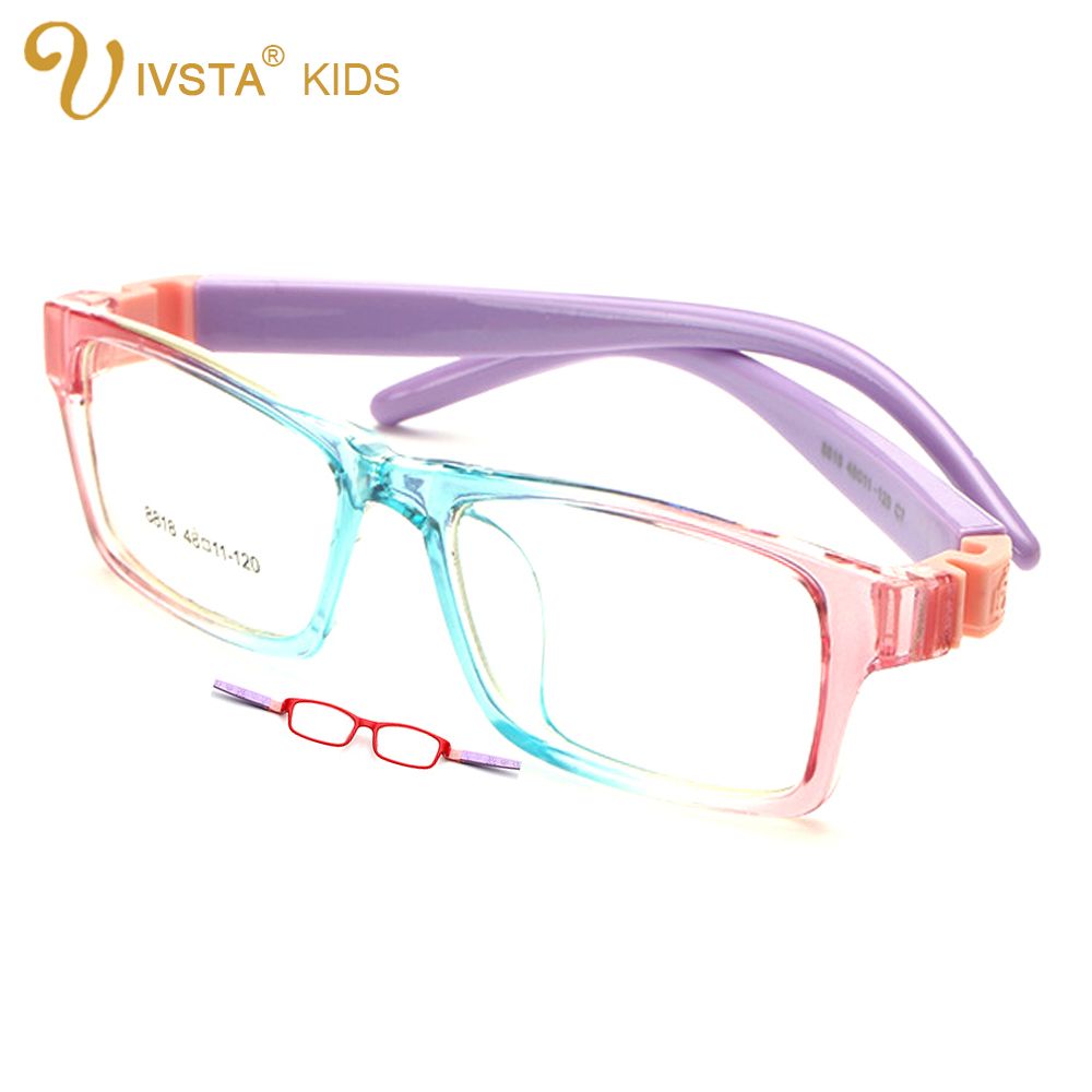 2017 Ivsta 06 48 11 No Screw Eyeglasses Kids Unbreakable Glasses Frame