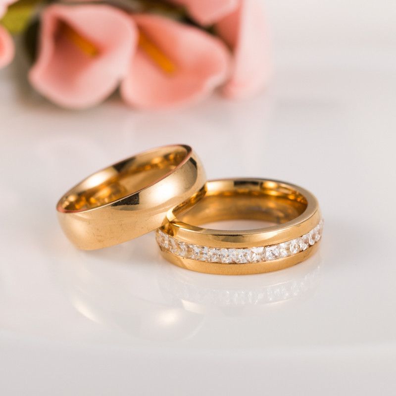 2 in 1 set lovers couple rings plane plated cross charms 316l stainless steel cz stone diamond wedding rings pattern jewelry price for pair - Wedding Ring Prices 2 in 1 set lovers couple rings plane plated cross charms 316l stainless steel cz stone diamond wedding rings pattern jewelry price for pair - Wedding Ring Prices