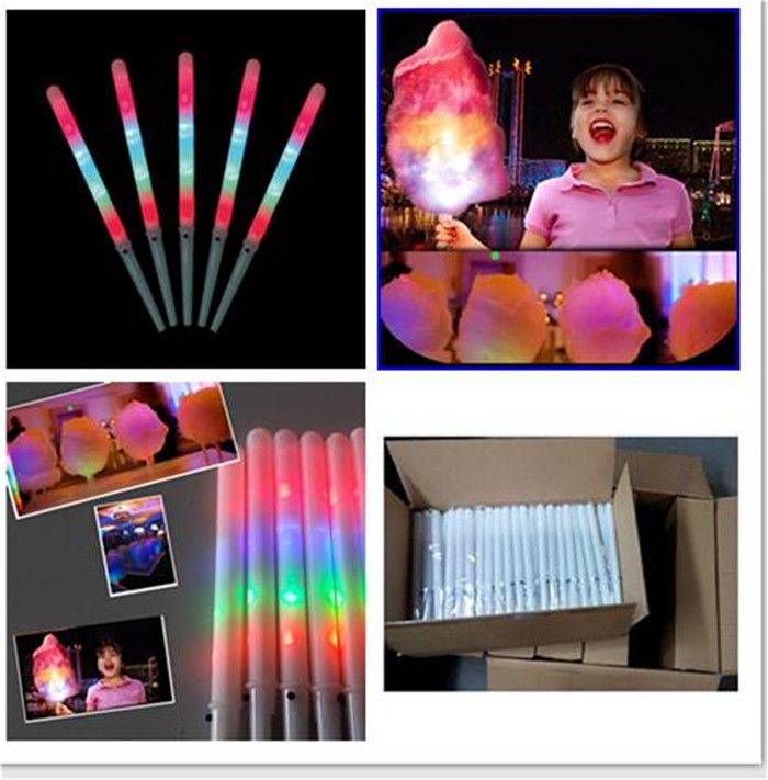 led cotton candy cone colorful light up cotton light up cotton candy sticks