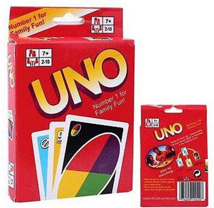 Uno Card Game Funny Entertainment Board Games Uno Fun Poker Playing